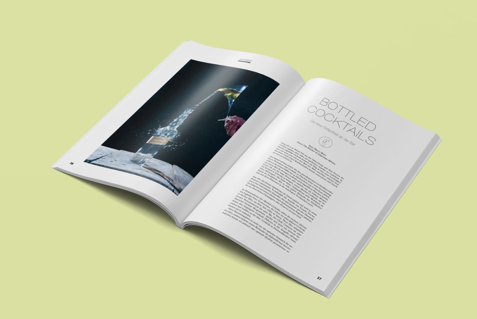 editienne Kommunikationsdesign- Mixology- Editorial Design und Art Direktion 2