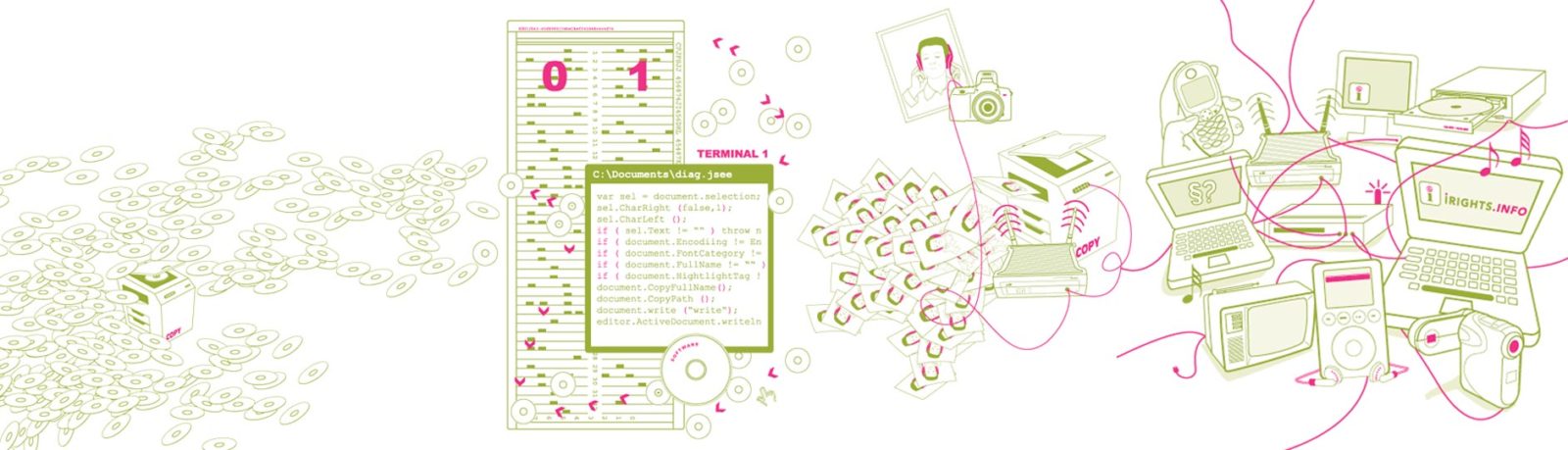 Editienne Grafikdesign - Kommunikationsdesign Berlin- Buchgestaltung und Illustrationen iRights 1