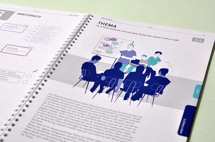 Editienne Grafikdesign - Kommunikationsdesign Berlin- Corporate Publishing Editorial Design Wissenschaft im Dialog 10.1