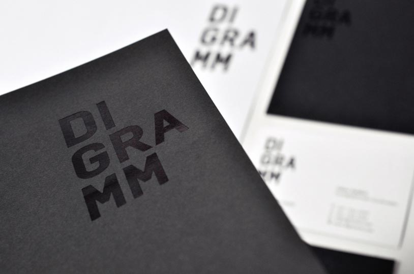 editienne Kommunikationsdesign- Digramm- Corporate Identity Logo Design