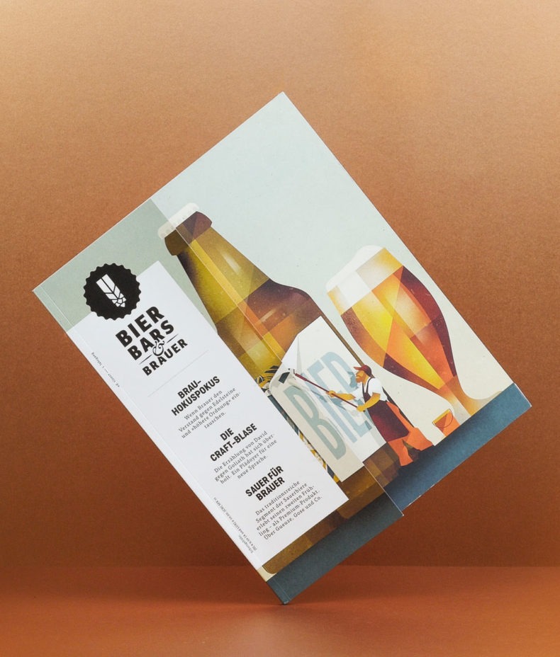 Editorial Design und Art Direktion für Biers, Bars und Brauer, dem Magzin für Bier