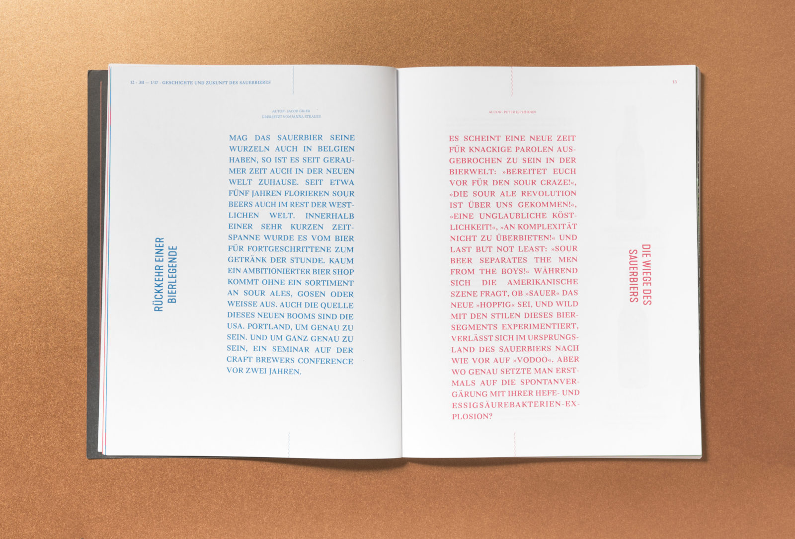 Editorial Design und Art Direktion für Biers, Bars und Brauer, dem Magzin für Bier