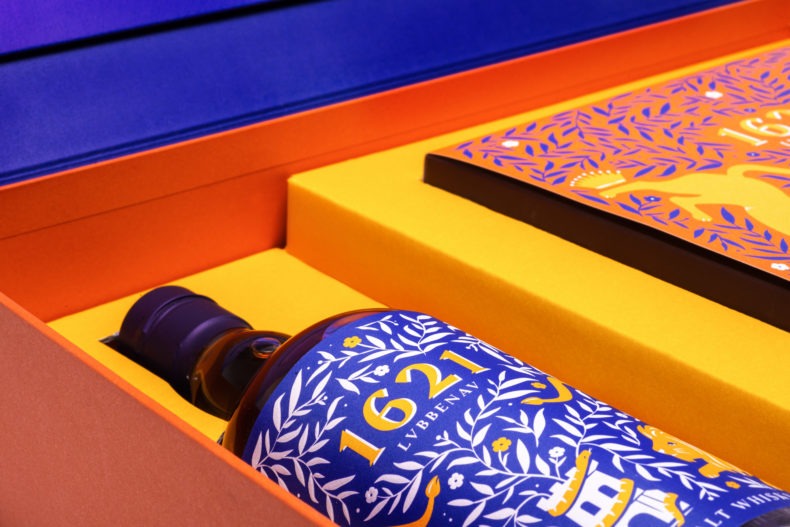 Packaging Design - Whisky Etikett Pralinenschachtel Editienne